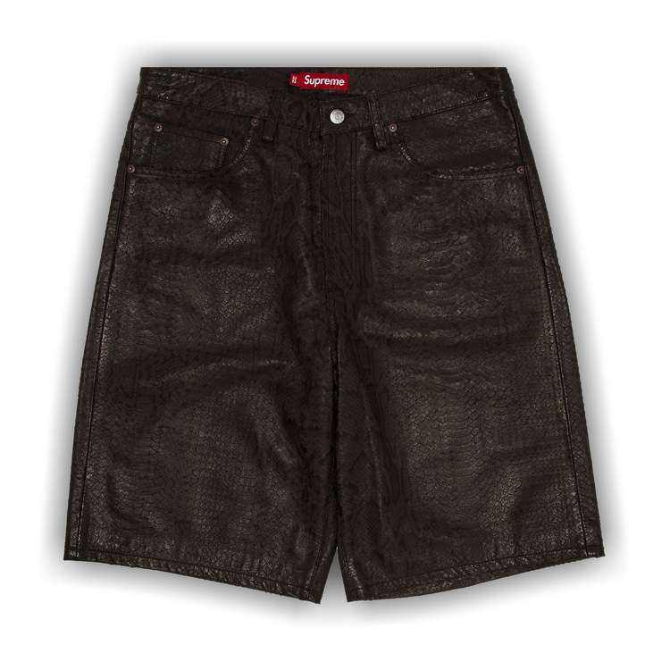 パンツ Supreme Baggy Leather Short \