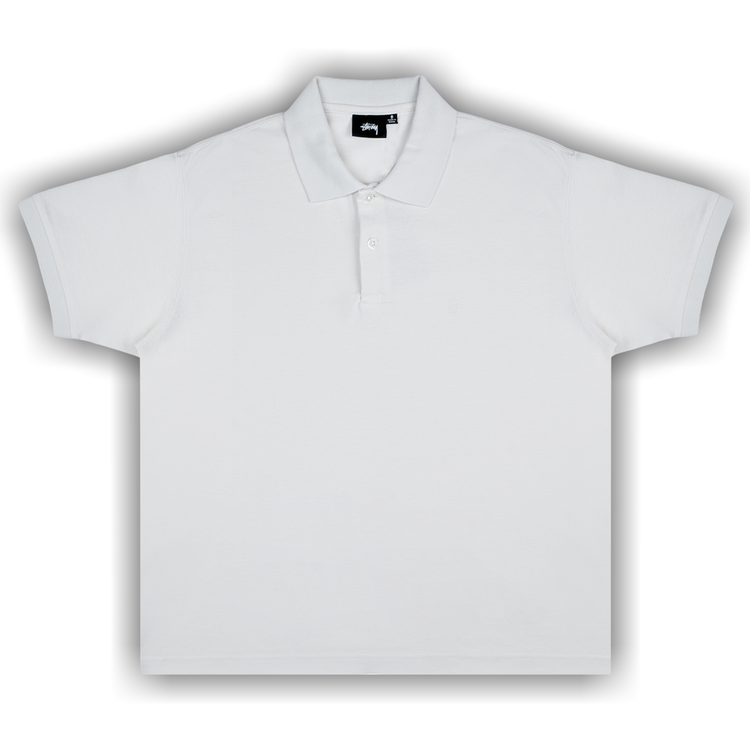 Buy Stussy Classic Piqué Polo 'Off White' - 1140367 OFF | GOAT