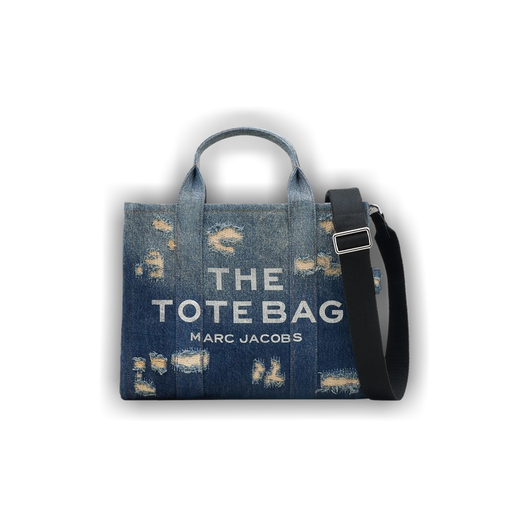 Buy Marc Jacobs Rip And Repair Denim Medium Tote Bag 'Punk/Indigo