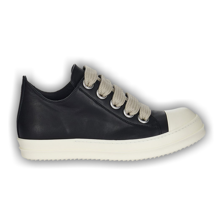 Rick Owens JUMBOLACED LOW スニーカー Rick Owens Jumbolaced Low Sneaks in Black, Pearl & Milk | FWRD