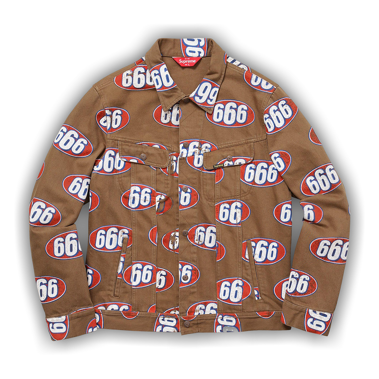 Supreme 666 デニムトート ブラウン 1629222_00.png.png