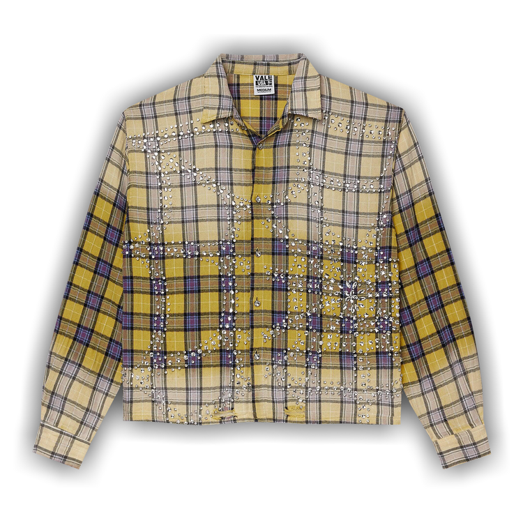 Buy Vale Forever Lemonhead Flannel 'Yellow/Blue' - VALE 06 008 LF