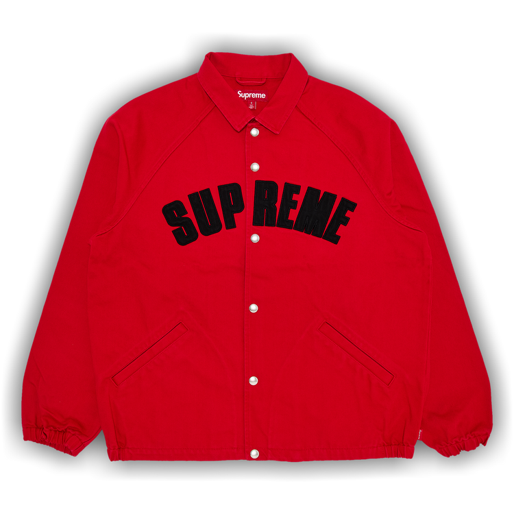 Buy Supreme Arc Denim Coaches Jacket 'Red' - SS25J62 RED | GOAT