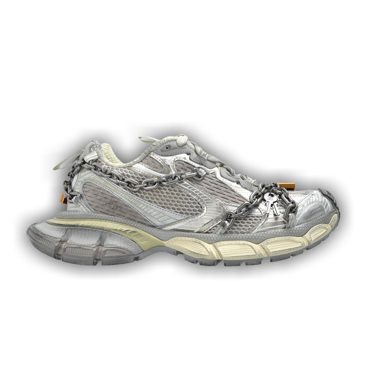Buy Balenciaga Wmns 3XL Chain Sneaker 'Eggshell Silver Gold