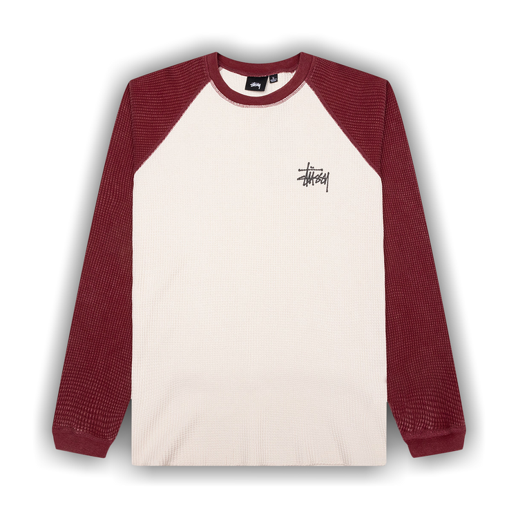 Buy Stussy Basic Thermal 2 Tone 'Off White' - 1140362 OFF | GOAT