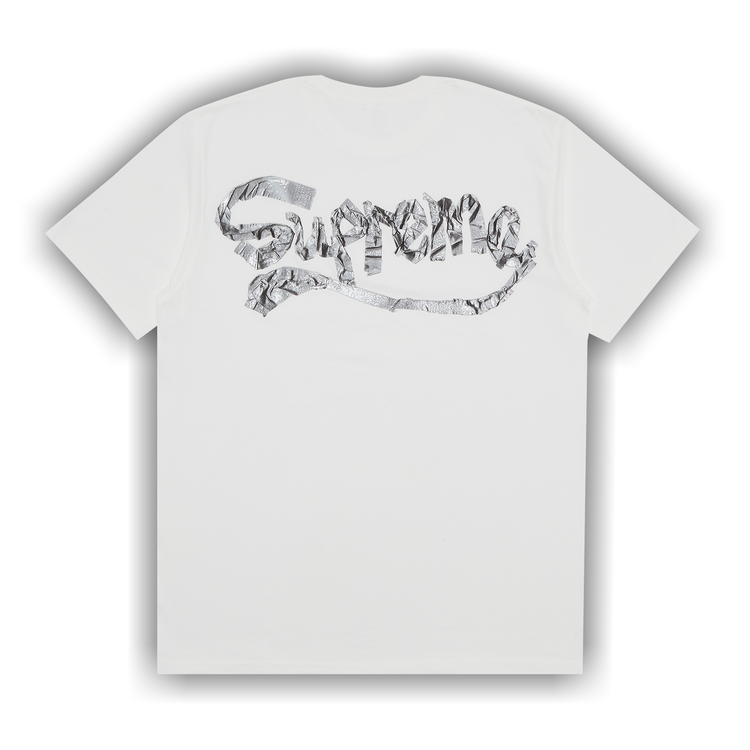 Buy Supreme Tape Tee 'White' - SS25T8 WHITE | GOAT
