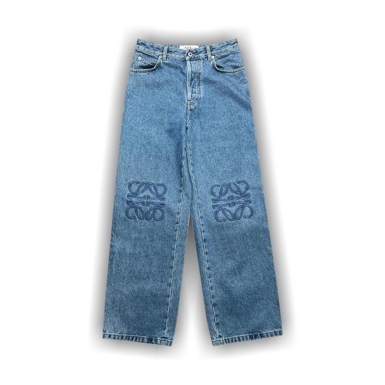 LOEWE ボタンフライジーンズ h526y11w59 LOEWE ロエベ ボタンフライジーンズ ANAGRAM BAGGY JEANS バギー