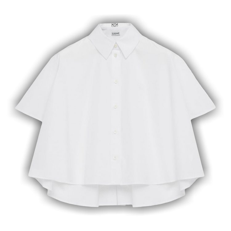 Buy Loewe Short-Sleeve Trapeze Shirt 'White' - S359Y05XEW 2100 | GOAT