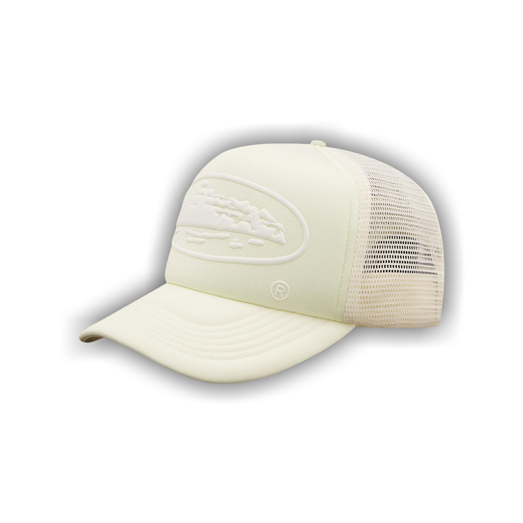 帽子 ALCATRAZ PUFF PRINTTRUCKER HAT Corteiz Alcatraz Puff Print Trucker Hat 'Green' – HEAD2SOLE