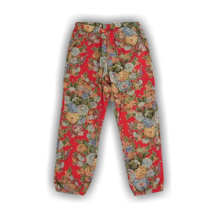 Buy Supreme Floral Pants 'Red' - 00052 1FW1405SFPR RED | GOAT