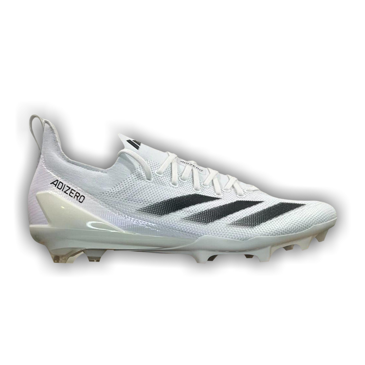 Adidas Adizero Electric +‎ Football Cleats White Black IH7451 Size 13 Adidas Adizero Electric + Football Cleats White Black IH7451  main image 3