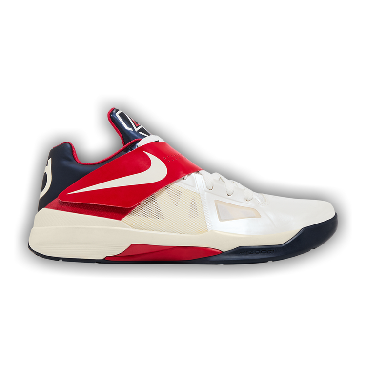 [希少] Nike zoom KD4 NIKE ZOOM KD IV 4 OKC HOME WHITE PHOTO BLUE 473679-100 nerf