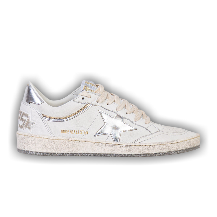 Buy Golden Goose Wmns Ball Star 'Optic White Silver Buy Golden Goose Wmns Ball Star 'Optic White Silver