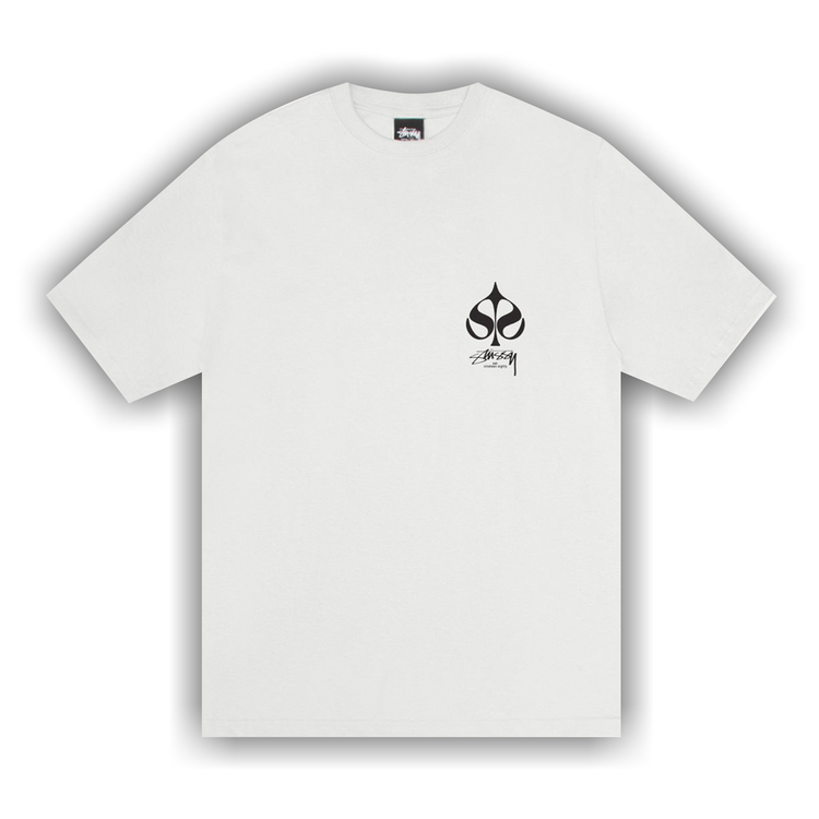 【Stussy】 Spade Pigment Dyed T-Shirt Natural 1637928_00.png.png