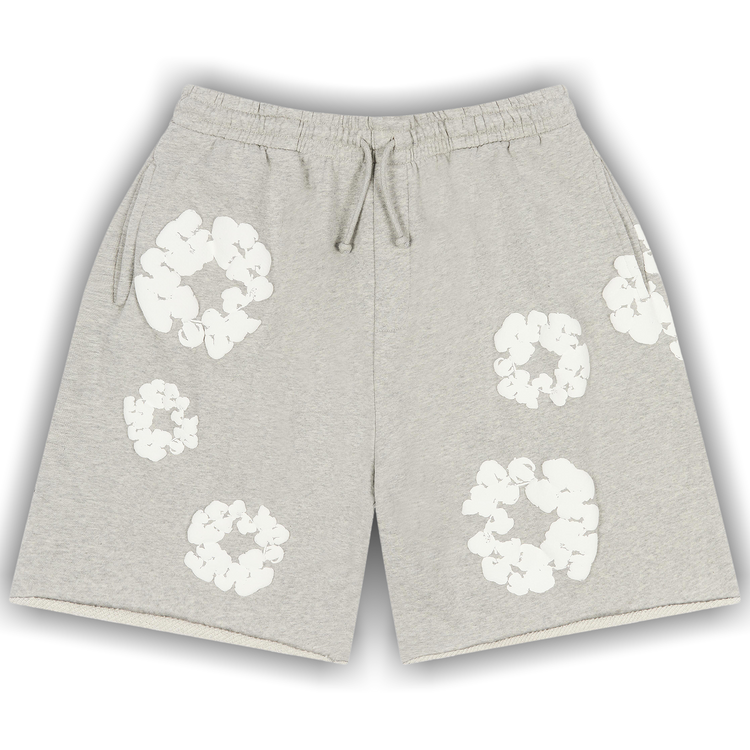 Buy Denim Tears Cotton Wreath Sweatshorts 'Grey' - SS25BRS2952055