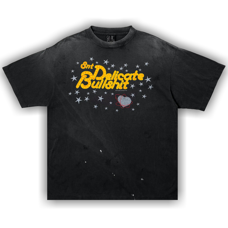 Buy SAINT Mxxxxxx Delicate Bullshit Tee 'Black' - SM HR8