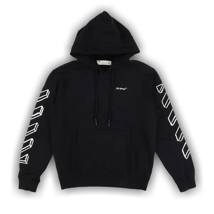 Buy Off-White 3D Marker Arrows Hoodie 'Black' - OMBB097G20FLE002