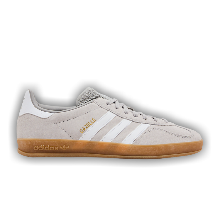 adidas gazelle silver green womens Adidas Gazelle Indoor Grey Suede Sneakers