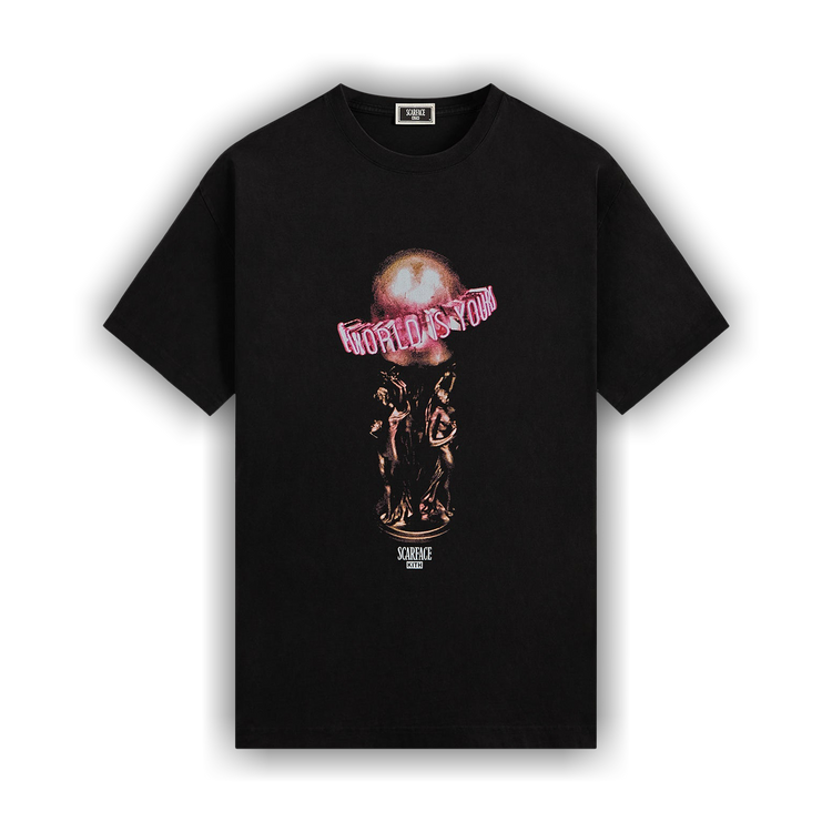 Buy Kith For Scarface The World Is Yours Tee 'Black' - KHM034177