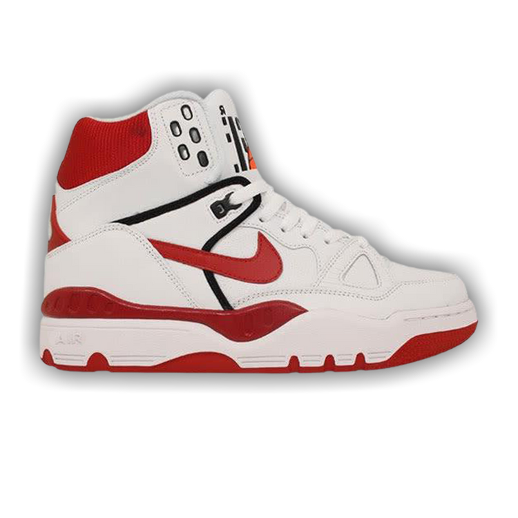 nike air force high tops red and white