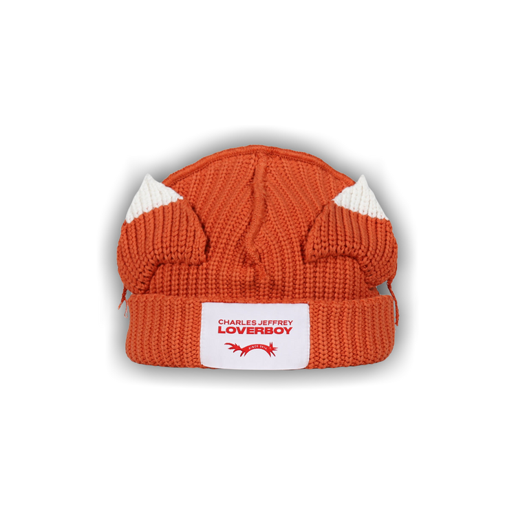 Buy Charles Jeffrey Loverboy Chunky Ears Beanie 'Orange