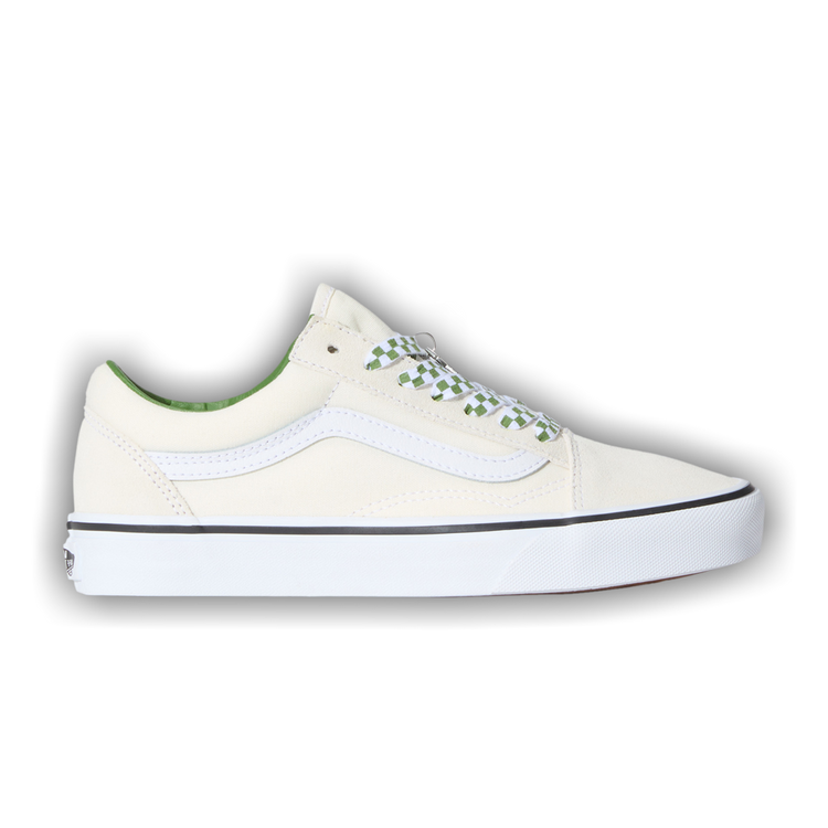 Buy Old Skool 'Checkerboard Lace - Marshmallow Green