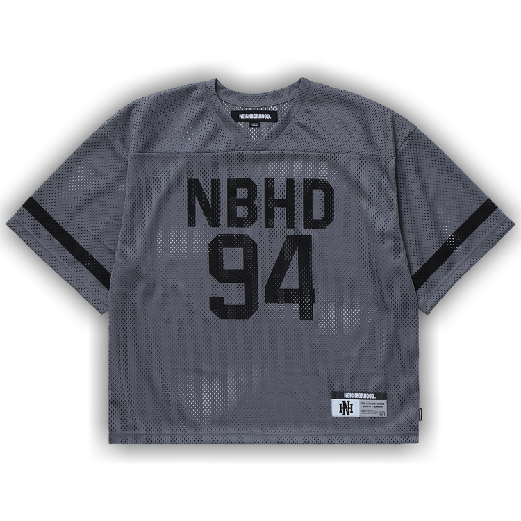 Buy Neighborhood Hockey Short-Sleeve V Neck Shirt 'Grey' - 251UNNH
