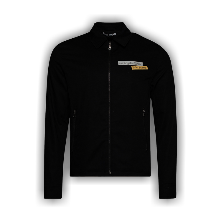 Buy Palm Angels x LA Times News Jacket 'Black/Off White