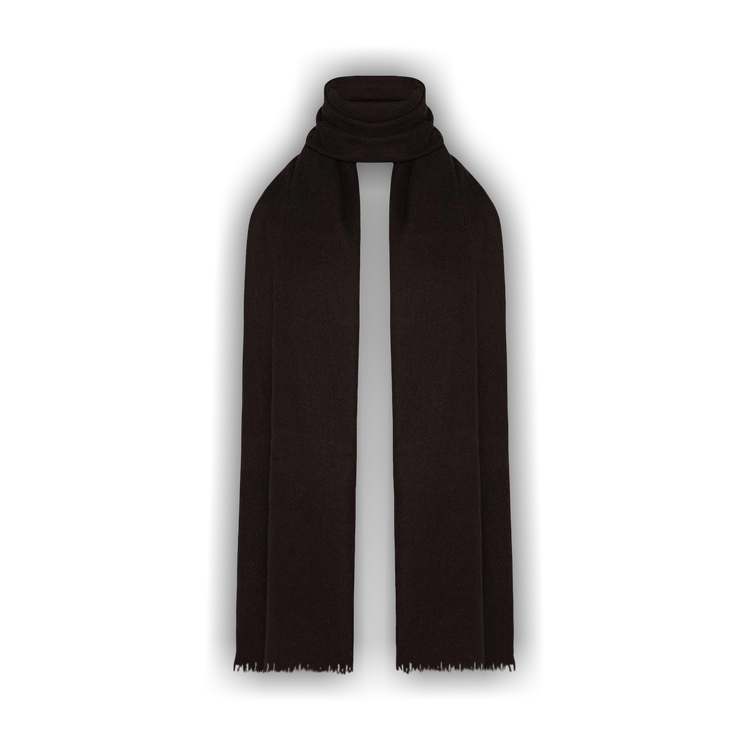 Buy The Row Lentia Scarf 'Dark Brown' - 9099 P98 DBR | GOAT