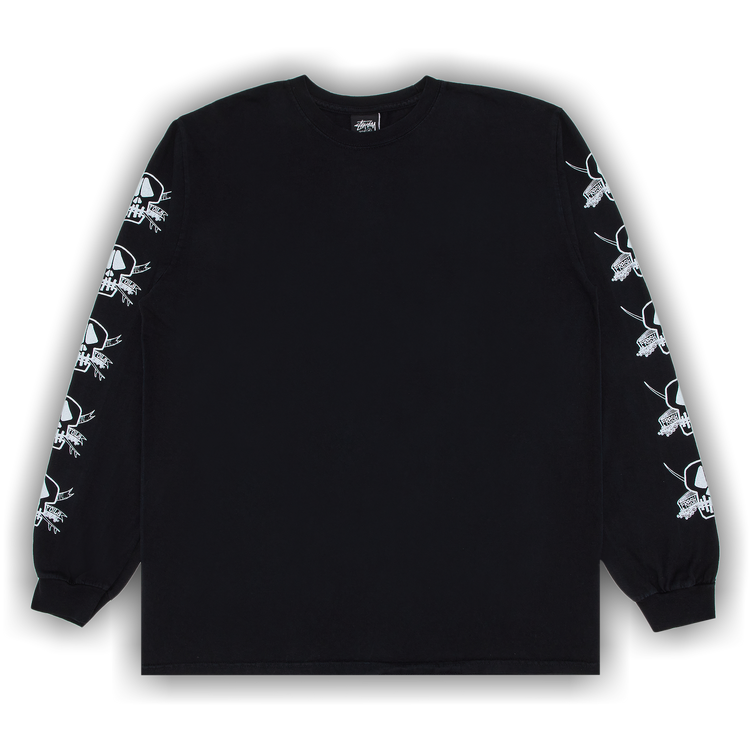 STUSSY シャツ Buy Stussy Pigment Dyed Foils Long-Sleeve Tee 'Black' - 1995040