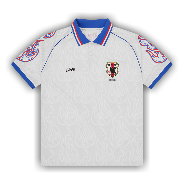 ウェア CORTEIZ FLAMES FOOTBALL JERSEY Buy Corteiz Flames Football Jersey 'White' - CRTZ0322 011 | GOAT