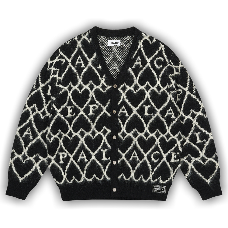 PALACE HEART KNIT BLACK M カーディガン　パレス Buy Palace Hairy Heart Knit 'Black' - P29KW006 | GOAT