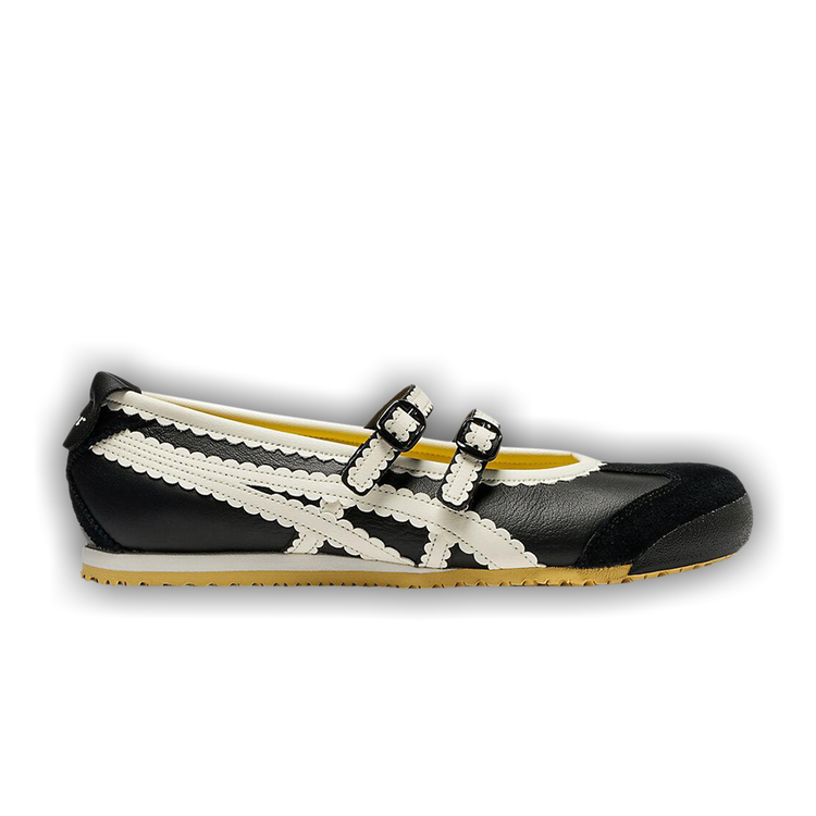 未使用Onitsuka TigerMEXICO66男女兼用クリーム×黒×ゴールド Buy Wmns Mexico 66 TGRS 'Black Cream' - 1182A678 001 | GOAT