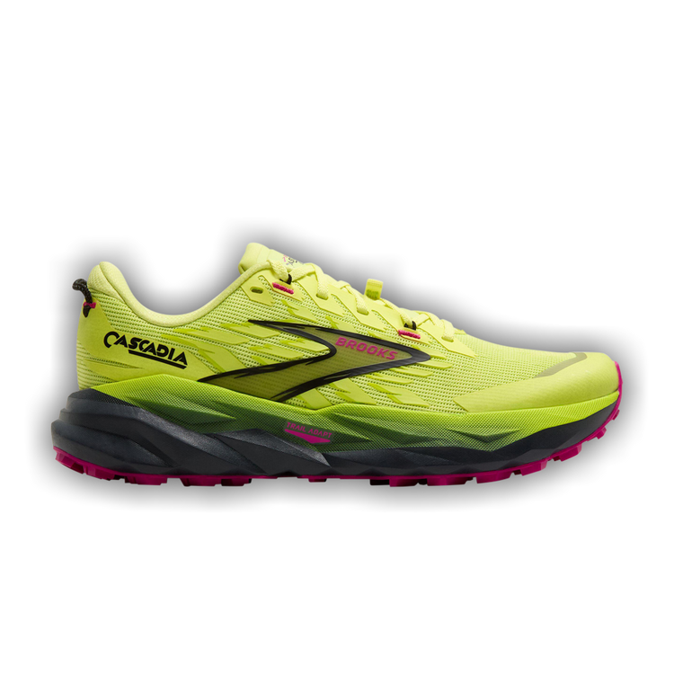 1011 Buy Brooks Wmns Cascadia 19 'Sunny Lime Magenta' - 120446 1B 711