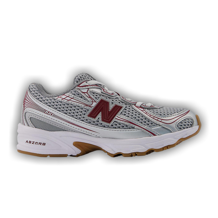 Buy New Balance 740 Bungee Lace Little Kid 'Silver Metallic