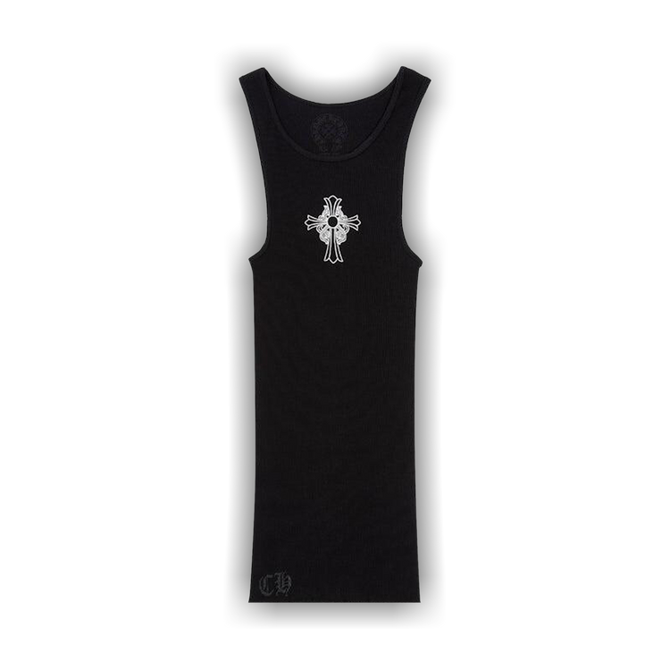 Buy Chrome Hearts Hairy Cross Rib Tank 'Black' - 01383