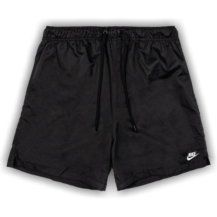 nike flow woven shorts black