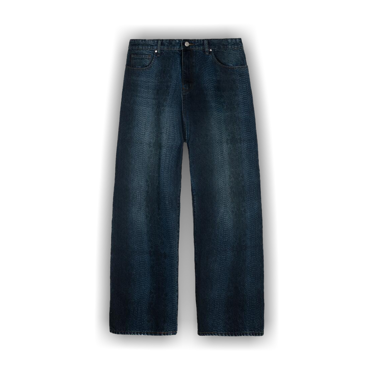 Buy Basketcase Gallery LAX Baggy Denim 'Snakeskin' - 12784