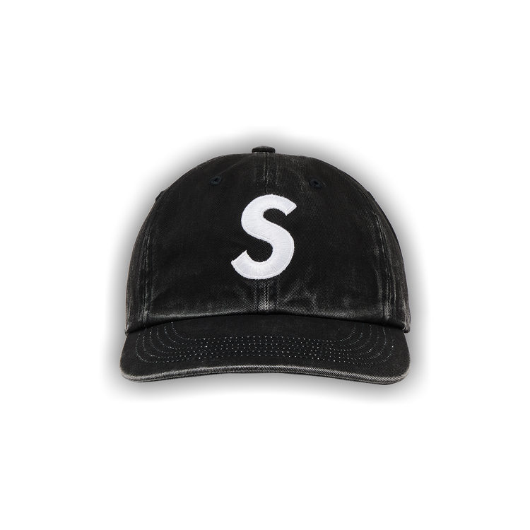 Buy Supreme Pigment Coated 2-Tone S Logo 6-Panel 'Black