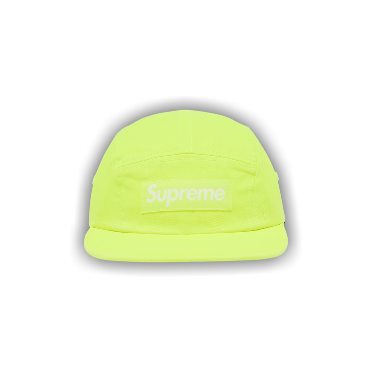 Buy Supreme Washed Chino Twill Camp Cap 'Neon Yellow' - FW25H39