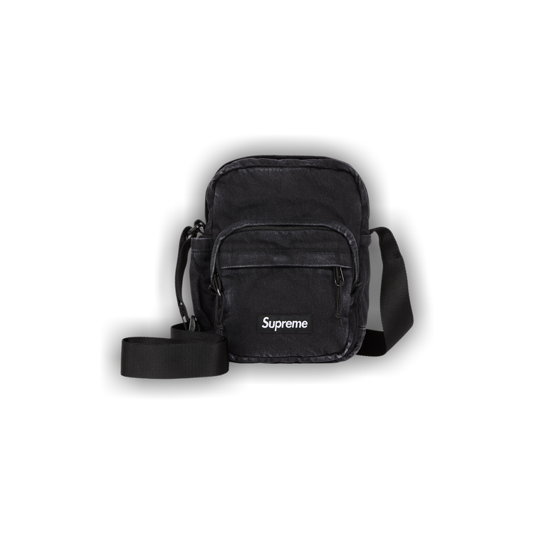 Supreme デニムショルダーバッグ 黒 Supreme - 黒 シュプリーム デニム ショルダーバッグ Denim