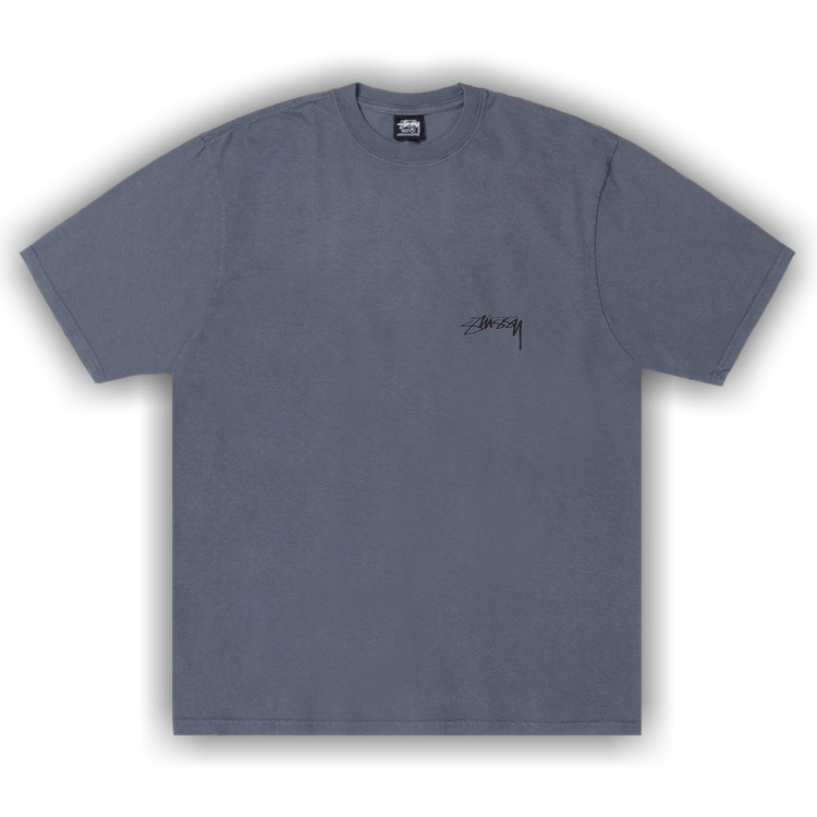 Buy Stussy Serpent Tee Pigment Dyed 'Navy' - 1905126 NAVY | GOAT