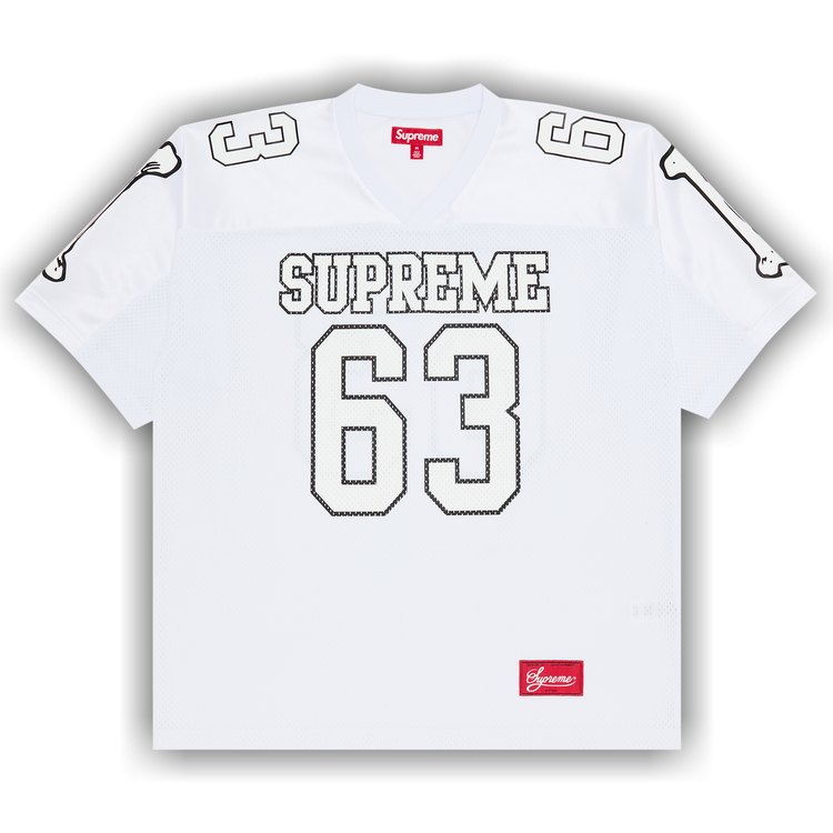 Buy Supreme Bones Football Jersey 'White' - FW25KN15 WHITE