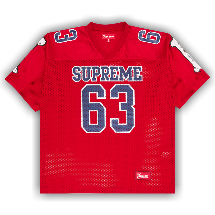 Buy Supreme Bones Football Jersey 'Red' - FW25KN15 RED | GOAT