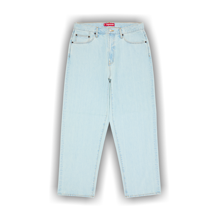 Supreme Baggy Denim”Light Washed Indigo\" Buy Supreme Baggy Jean 'Light Washed Indigo' - FW24P27 LIGHT
