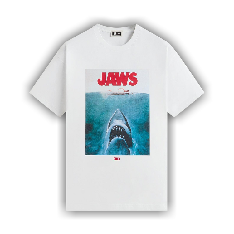 Buy Kith For Jaws Main Poster Vintage Tee 'Bright White