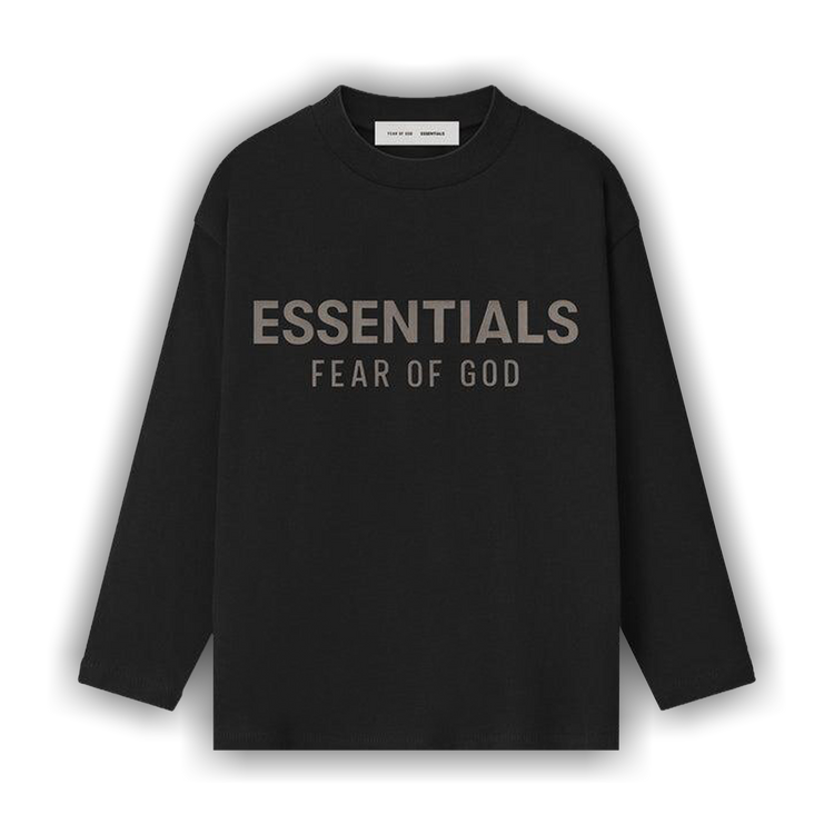 Buy Fear of God Essentials Kids Classic Long-Sleeve T-Shirt 'Jet