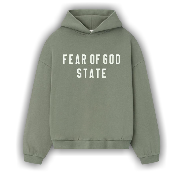 Buy Fear of God Essentials 90s Hoodie 'Moss' - 192SP256217F | GOAT