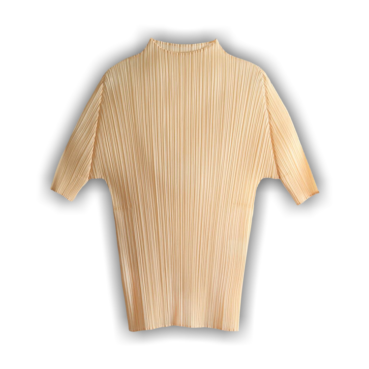 Buy Pleats Please Issey Miyake Lucid Pleats Shirt 'Cream Yellow