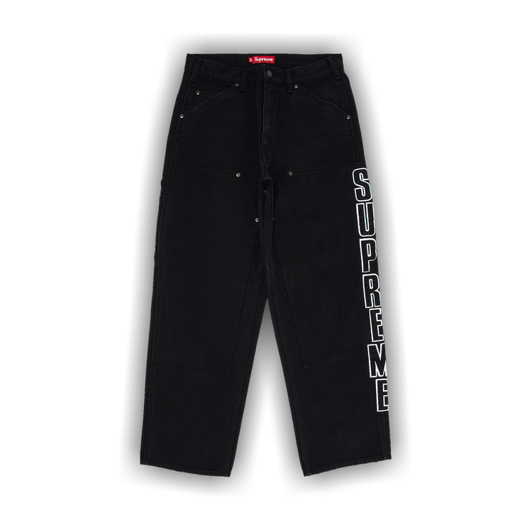 Buy Supreme Reflective Double Knee Pant 'Black' - FW25P79 BLACK | GOAT